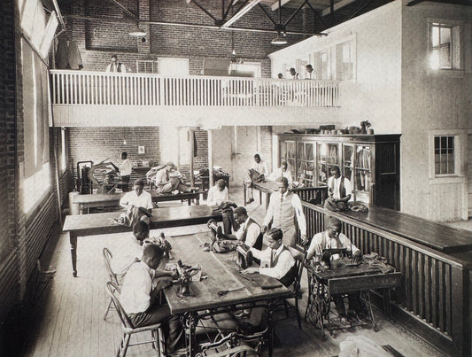 A group of Tuskegee University Tailoring students