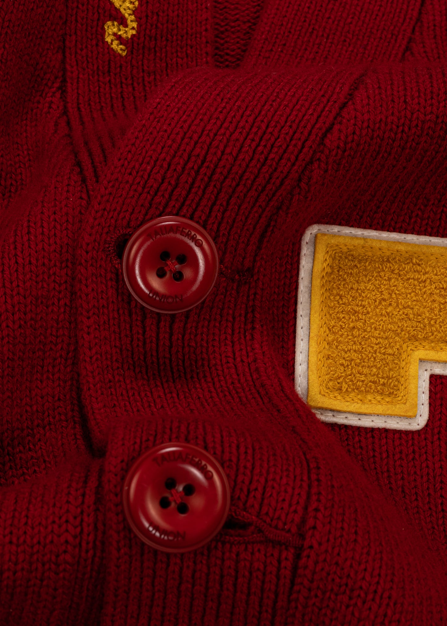 Tuskegee University Cardigan, chenille patch, vintage styling, prep, HBCU apparel, Ivy League, Tuskegee gear