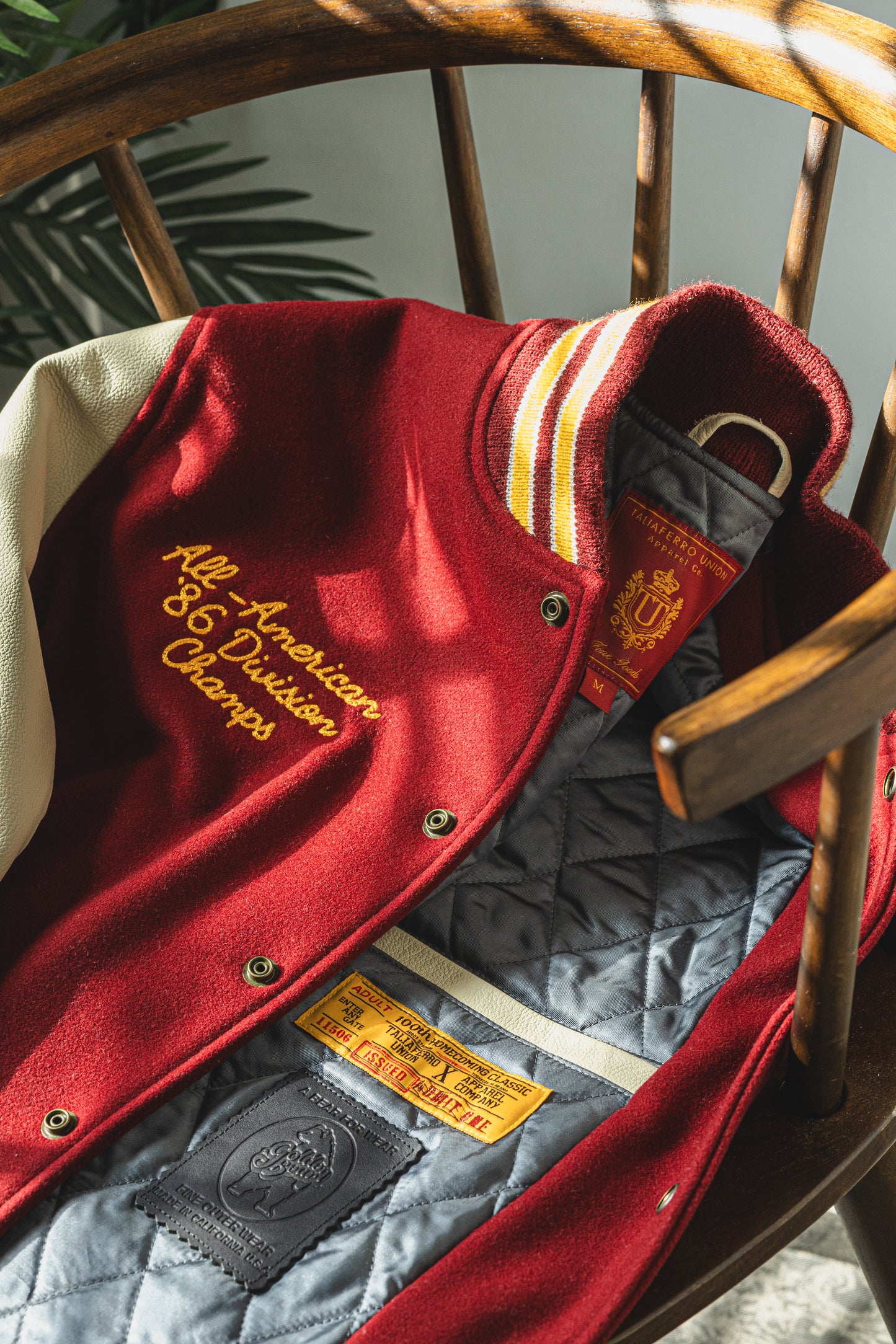 The “Tuskegee” Letterman (Taliaferro Union X Golden Bear)