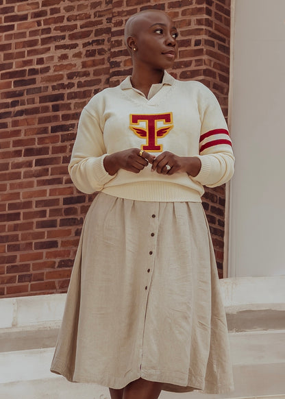 The Archive V-neck Pullover – Vintage Tuskegee University Apparel