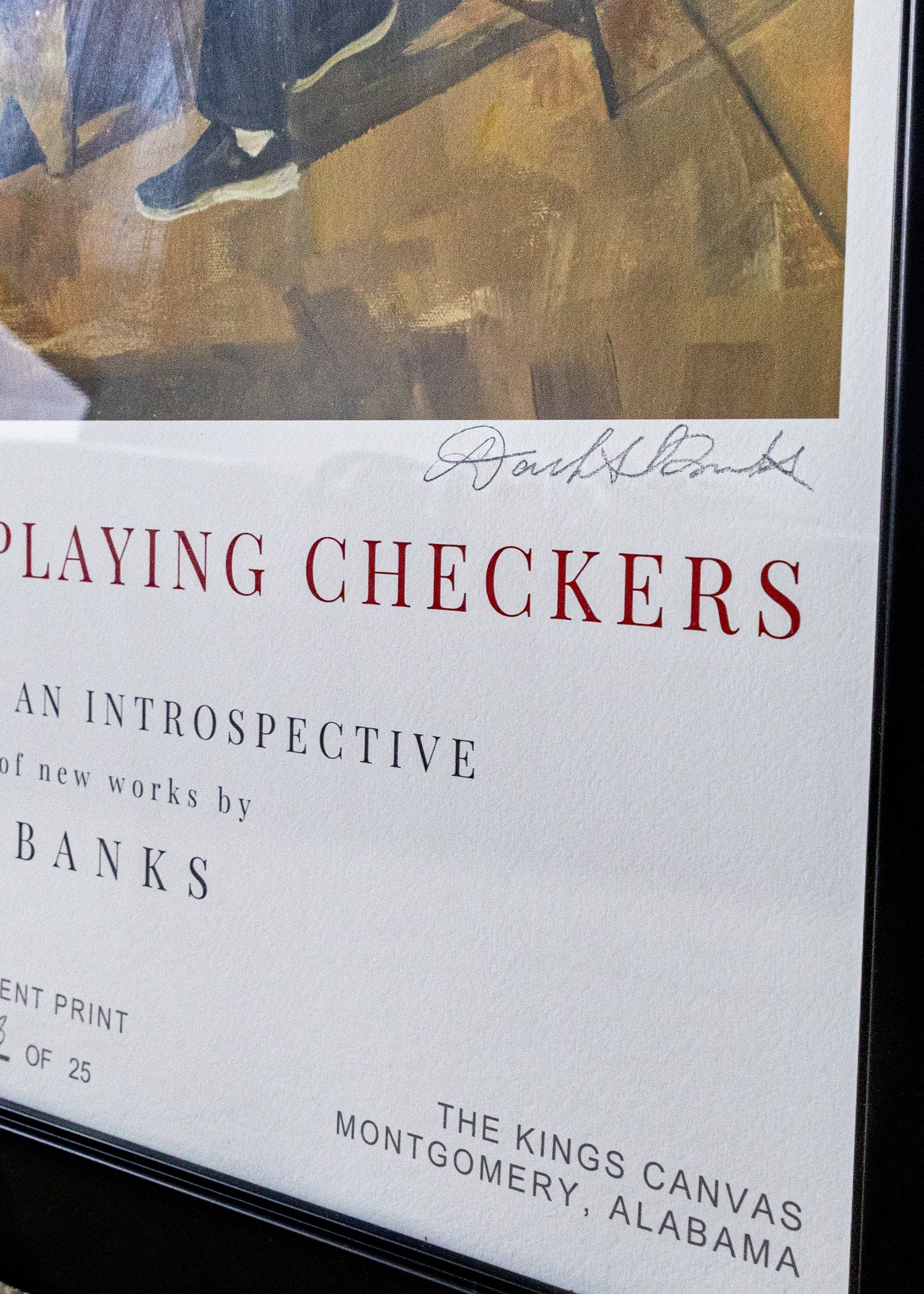 While We Were Playing Checkers — Limited Edition Archival Print