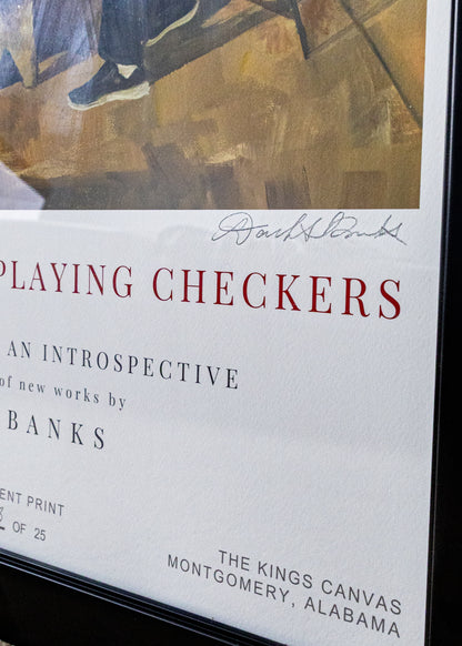 While We Were Playing Checkers — Limited Edition Archival Print