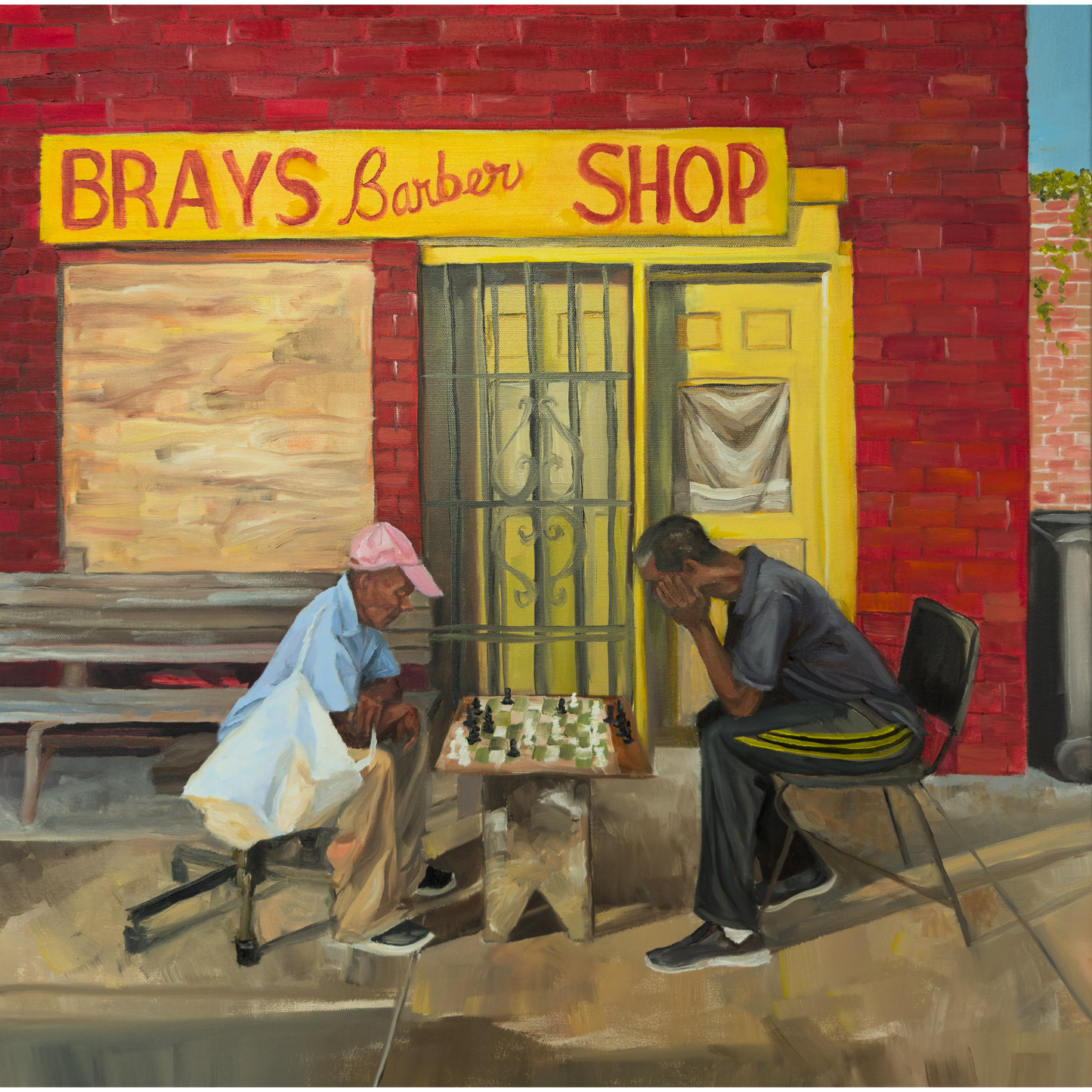 While We Were Playing Checkers — Limited Edition Archival Print